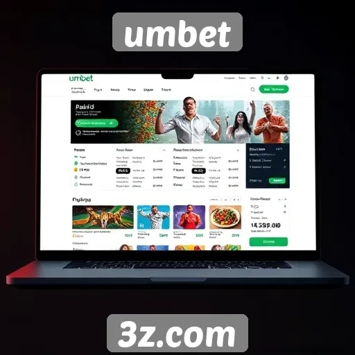 navegação intuitiva no site umbet